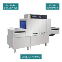 Lave-vaisselle linéaire automatique Long Dragon à convoyeur pour hôtels, restaurants, traiteurs et cuisines industrielles
