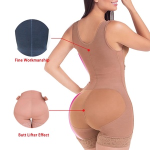 Biểu Tượng Tùy Chỉnh Tummy Tuck Shapewear Mông Nâng Lên Bodysuit Vú Bảo Hiểm Eo Huấn Luyện Viên Đầy Đủ Cơ Thể Shaper Bài Phẫu Thuật Dầm - Product Image 3