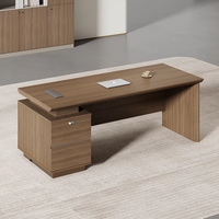 Bureau de direction de classe E0, bureau moderne de luxe léger pour le bureau du directeur