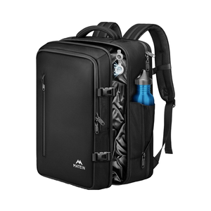 MATEIN 60 L Black Travel Backpack Vacuum Seal Waterproof Carry Bag Airplane  Approved Fits Laptop Large Luggage Suitcase