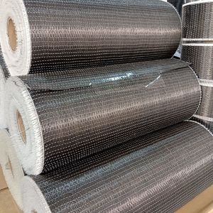 Tela de fibra de <span class=keywords><strong>carbono</strong></span> unidireccional 600gsm Construcción Igh Fuerza Material de construcción Puente Construcción de carreteras - Product Image 3