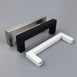 Nhà máy tùy chỉnh đồ nội thất hiện đại xử lý vuông thép không gỉ đồ nội thất cửa tủ ngăn kéo xử lý - Product Image 4