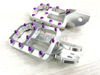 Repose-pieds pour Surron Ultra Bee & LBX Wide, pédales antidérapantes, repose-pieds remplaçables pour Surron Lbx, pédales chromées