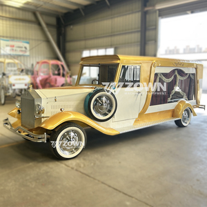 Premium Hearse Funeral Vehicles Supplier Classic Limousines Beautiful Funeral Car Luxury Hearse <b>Trailer</b> for Sale - Product Image 6