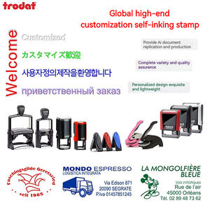 <span class=keywords><strong>Tampon</strong></span> en caoutchouc de bureau Trodat <span class=keywords><strong>Tampon</strong></span> de comptabilité des déchets avec <span class=keywords><strong>copie</strong></span> payée sceau non valide Cash Received Paid Tumbler Seal Transfer Seal - Product Image 2