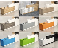 Comptoir de caissier de haute qualité au design Offre Spéciale moderne Salon de beauté Comptoir de bar Réception de couleur personnalisée