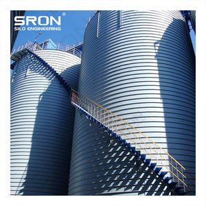 SRON Silo 300Ton ~ 5000TonセメントSilo 300kw 380Vホッパー/平底中国1年保証 - Product Image 1