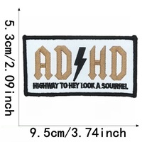 Patch pour les yeux Cowboy Mama brodés à repasser de grande collection pour la décoration de vêtements et de sacs à dos