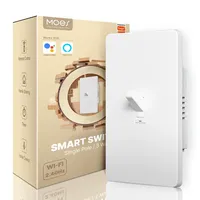 Interrupteur intelligent Wifi Tuya pour la maison, commande à distance via l'application Tuya avec fonction de minuterie, contrôle simple et double, style américain