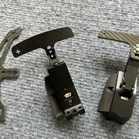 Palettes de changement de vitesse magnétiques en fibre de carbone pour PORSCHE 992 GT3 Touring Dry YT Palettes de changement de vitesse étendues de remplacement personnalisées