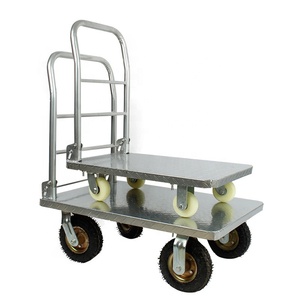 150kg 300kg Carro plegable <span class=keywords><strong>de</strong></span> plástico con ruedas Carro <span class=keywords><strong>de</strong></span> mano con valla - Product Image 6