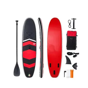 Planche de surf de ski gonflable pour enfants et adultes, paddle en aluminium, position debout, modèle