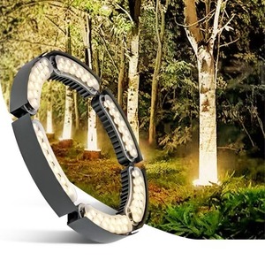 DMX extérieur RGB couleur palmier anneau lumineux 18W IP65 étanche parc jardin projecteur paysage pôle poste noix <span class=keywords><strong>de</strong></span> coco câlin arbre lampe - Product Image 5
