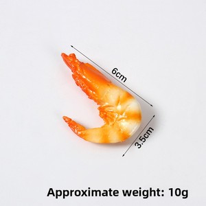Aimants Réalistes en Forme de Crevettes Simulées, Jouets Farces et Attrapes en Forme de Fruits de Mer, Crevettes et Écrevisses pour Films et Hôtels - Product Image 6