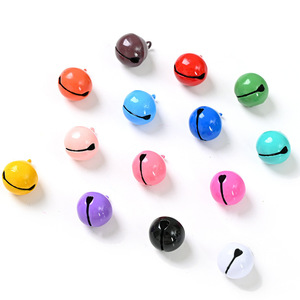 Colorful Painted <b>Small</b> <b>Bell</b> 14mm Zinc Alloy Metal Round Cute Style Pet Diy Keychain Pendant Accessory - Product Image 2