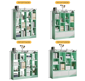 Étagère à livres en bois moderne en MDF pour salon, couleur personnalisable, meubles pour la maison, pour l'école et autres usages, ZY100, étagère à livres ZY100 - Product Image 3