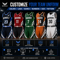 Ensemble de shorts de basket-ball personnalisés imprimés, uniforme d'équipe sur mesure OEM, vêtements de sport respirants en mesh, séchage rapide, antibactérien