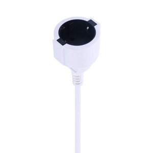 Cable de Extensión Europlug con 2 Tomas de Corriente, 16A, 110V-250V, Cable de PVC, Conector IEC Hembra a CEE Macho, para Uso con Electrodomésticos - Product Image 1