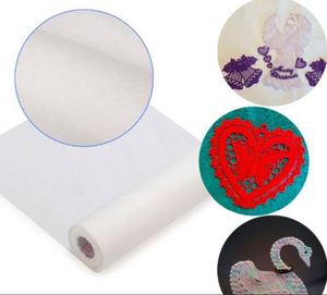 Tela No Tejida Soluble en Agua de Alta Calidad, 35gsm 60gsm, Rollo de PVA para Base de Bordado, Papel Soluble en Agua Caliente a Buen Precio - Product Image 1