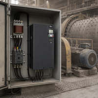 Convertisseur de fréquence GD350A-7R5G-S2 7,5 kW IP20 CE 380 V monophasé, régulateur de vitesse de moteur AC de 0,4 kW à 500 kW, variateur de fréquence