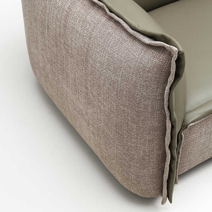 Luxury Modern Living Furniture Italian Style Leather Sofa Set Living