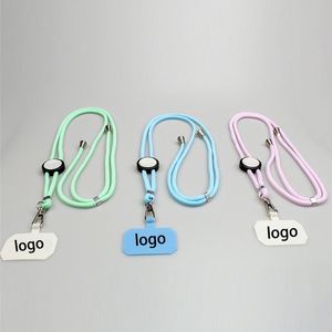 Custom Logo Printed <b>Polyester</b> Phone Strap with <b>Lanyard</b> for Household Use-Mix Color 2x140cm - Product Image 4