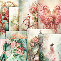 Papier artisanat Junk Journal découpage Scrapbooking créatif fabrication de cartes A5 papier cartonné bricolage papier matériel