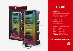 KTS inalámbrico portátil al aire libre DJ fiesta BT altavoces con TWS y FM y USB doble 8 pulgadas <span class=keywords><strong>precio</strong></span> de fábrica de La KTS-1623 - Product Image 2