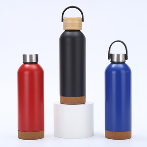 กระติกน้ำเก็บความร้อนสุญญากาศแบบกำหนดเองได้ ขนาด 500 มล. ผลิตจากสแตนเลสสตีล 304 สองชั้น พร้อมฐานไม้ - Product Image 6