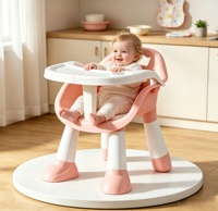 Chaise haute pour bébé, tabouret pliable, chaise pour nourrisson, chaise en plastique de sécurité pour la maison, dossier multifonctionnel, petit tabouret