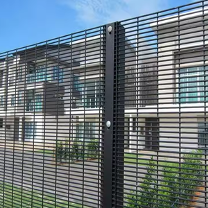 358 Clôture en métal anti-montée de haute sécurité Vue dégagée Matériel de clôture de rail de 2m de longueur pour l'Afrique du <span class=keywords><strong>Sud</strong></span> pour les jardins - Product Image 5