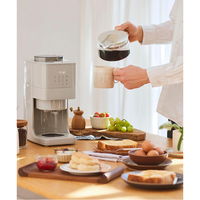 Cafetière à filtre tout-en-un Grind Brew avec panneau de commande tactile, programmable, moulin intégré, carafe en verre, intelligente