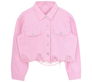 primark pink denim jacket