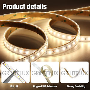 ไฟ LED คุณภาพสูง กันน้ำ IP68 ทนความร้อน 24V ซิลิโคนเต็มตัว 3030 80LEDs/m ไฟแบบยืดหยุ่นสำหรับห้องซาวน่า ห้องอบไอน้ำ - Product Image 5