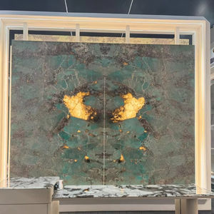 Dalles et carreaux en granit amazonite vert de haute qualité, pierre naturelle de luxe, polie - Product Image 2