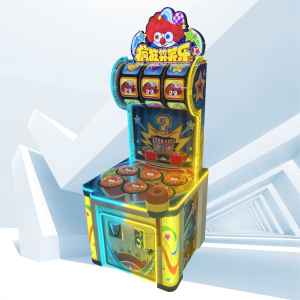 Nouvelle console de jeu à pièces Crazy Laughing Joy Mole Mouse pour un joueur, en anglais, avec batterie rechargeable, garantie 1 an - Product Image 1