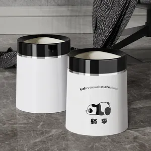 sell well trash can Office kitchen bedroom family double plastic mini garbage can