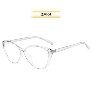 Cat Eye Eyeglasses <b>Frames</b> Transparent Full Rim TR90 Lightweight Unisex Fashionable Style - Product Image 1