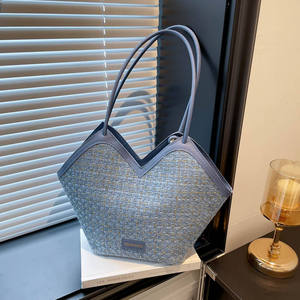 Bolso de mano a cuadros estilo retro 2026, bolso bandolera para mujer, bolso de hombro de gran capacidad - Product Image 4