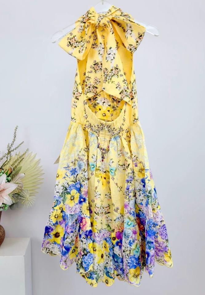 100%Linen Dress 2026 Spring Summer Designer Fashion Lady Sexy V-Neck ...