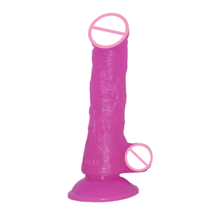 7.67 inç strapon kauçuk penis esaret kauçuk penis strapon erkek için seks shop FAAK 19.5cm mor yapay penis kemer strapon penis - Product Image 2
