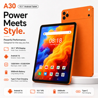 Tablette PC 10,1 pouces 12 Go de RAM 512 Go de ROM Wifi 2,4G 5G Android 16 IPS 1280x800 Écran HD Tablette PC avec étui Batterie 5000 mAh
