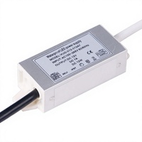 Alimentation LED Miniature Étanche IP67 6W 12W 15W AC 110V-265V vers DC 12V 24V avec Certifications SAA CE pour Module LED