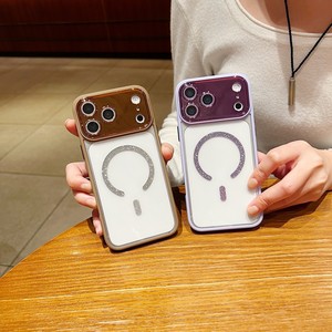 Custodia Glitterata per <span class=keywords><strong>iPhone</strong></span> 17 Pro Max con Protezione Lente, Cover Posteriore Magnetica per <span class=keywords><strong>iPhone</strong></span> 17 16 15 <span class=keywords><strong>14</strong></span> 13 12 11 - Product Image 4