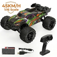 Радиоуправляемая машинка AiJH, 45 км/ч, 4WD, высокопроизводительный гоночный автомобиль на пульте управления, масштаб 1:16, игрушка-грузовик на радиоуправлении