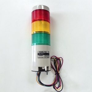 Qlightec STG50L-BZ-3 trực tiếp gắn kết dẫn tháp tín hiệu đèn chỉ số 90 ngày cửa sổ giảm Thuế quan Max 85dB thiết bị nhựa - Product Image 6