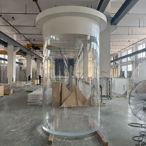 Groothandel op maat gemaakte cilindervormige aquariums van meerdere maten, <span class=keywords><strong>180</strong></span> gallon, bovengronds viskom - Product Image 3