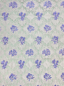 ชุดเดรสผ้าสองสีสำหรับผู้หญิงจากลูกไม้มีเชือกกลวงแบบฝรั่งเศส - Product Image 4