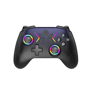 Tombol Tekan Senyap Baterai 1000mAh Joystick RGB <span class=keywords><strong>Pink</strong></span> Pengontrol <span class=keywords><strong>Game</strong></span> untuk PC - Product Image 2