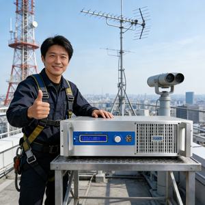 Émetteur FM YXHT-1, 2KW (2000W), audio pour conférences et cours, vitesse de ventilateur intelligente, design <span class=keywords><strong>compact</strong></span> et économe en énergie - Product Image 5